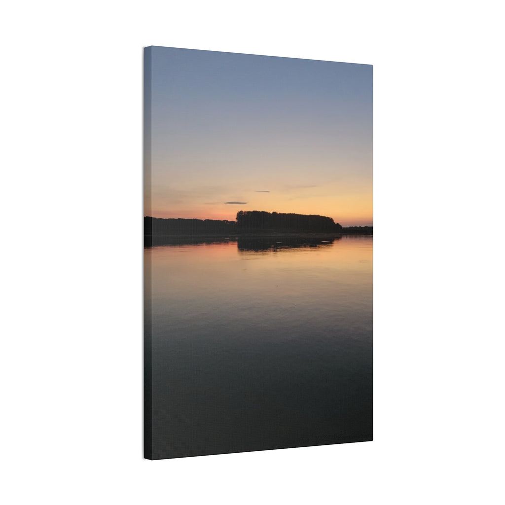 Serene Landscape Canvas Print, Wall Art for Home Decor, Gift for Nature Lovers, Art for Relaxation, Sunset Scene