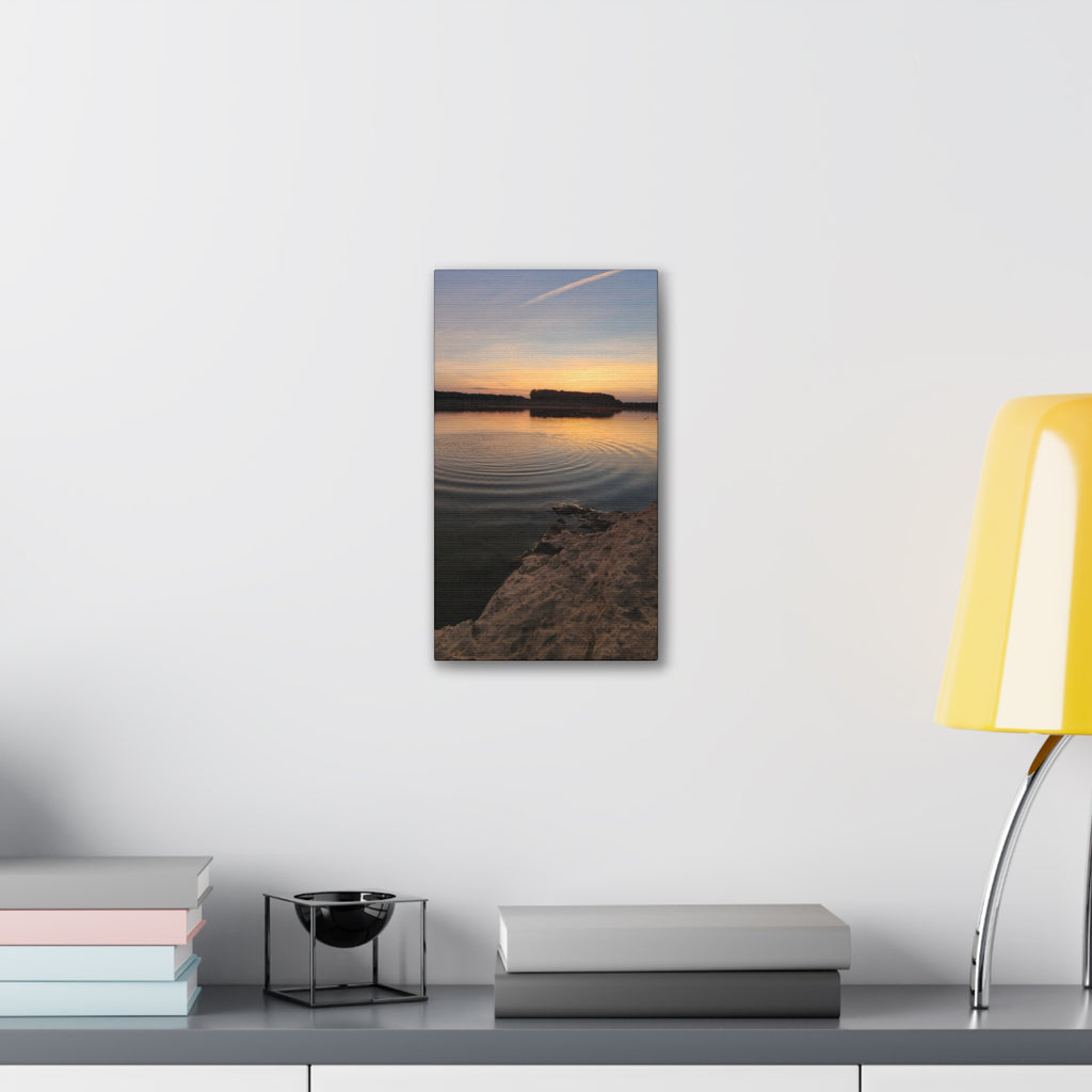 Serene Sunset Canvas Print, Wall Art for Home Decor, Landscape Artwork, Nature Photography, Gift for Nature Lovers