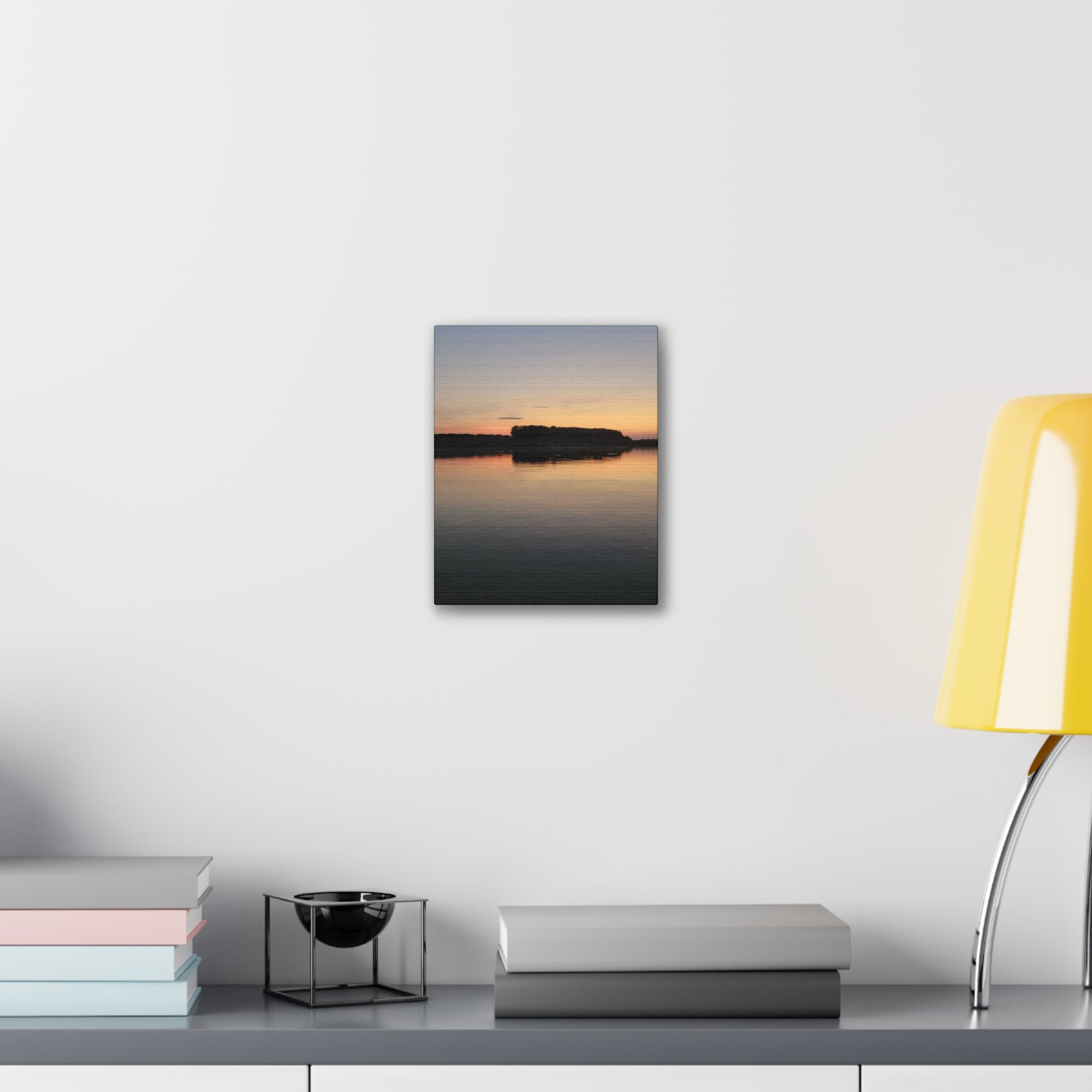 Serene Landscape Canvas Print, Wall Art for Home Decor, Gift for Nature Lovers, Art for Relaxation, Sunset Scene