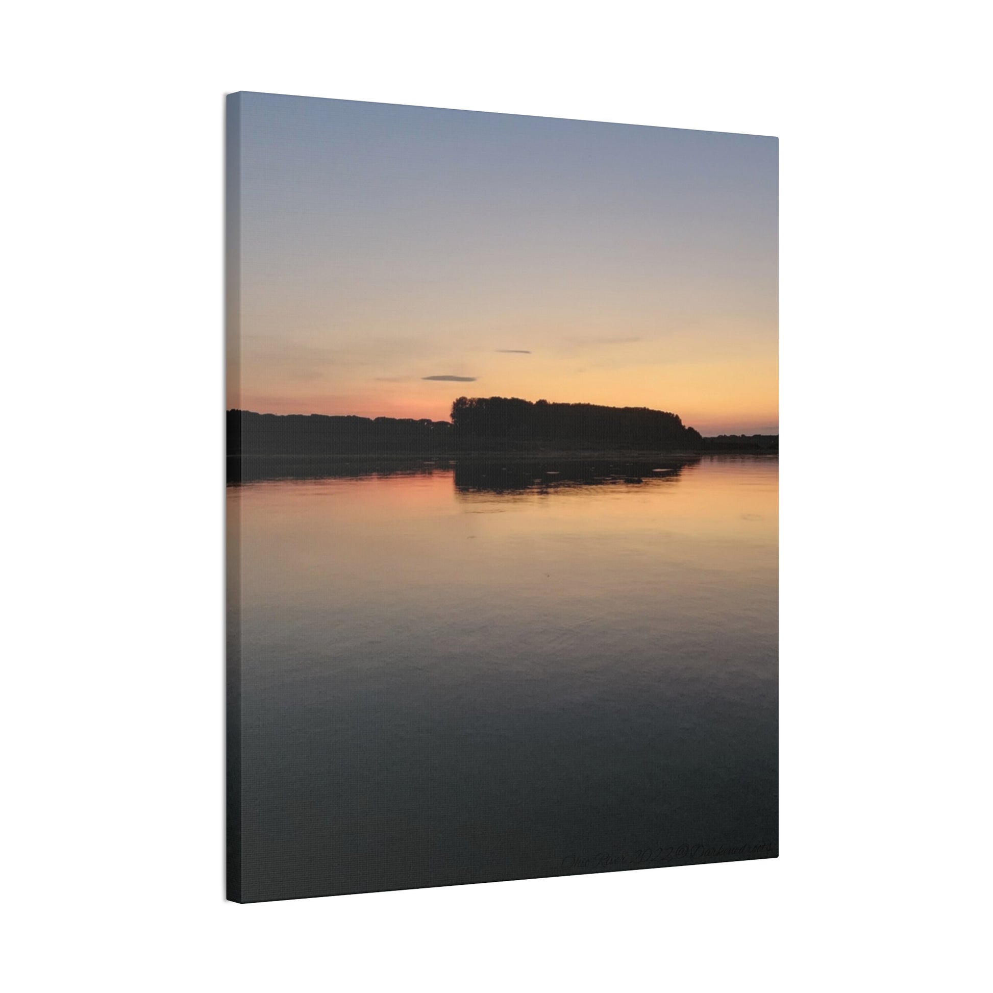 Serene Landscape Canvas Print, Wall Art for Home Decor, Gift for Nature Lovers, Art for Relaxation, Sunset Scene