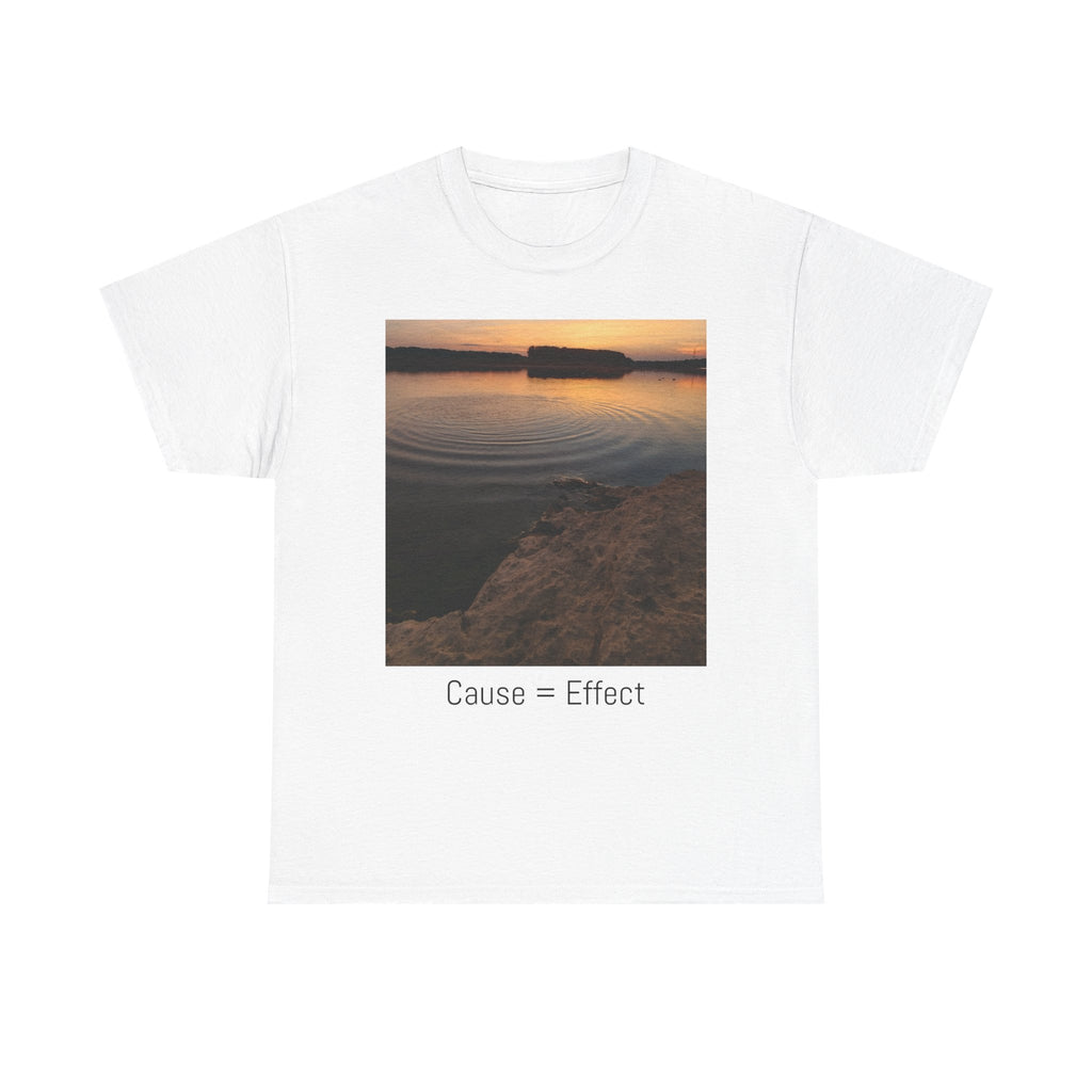 Nature-Inspired Unisex Heavy Cotton Tee, Casual T-Shirt for Nature Lovers, Eco-Friendly Gift, Relaxed Fit, Perfect for Summer