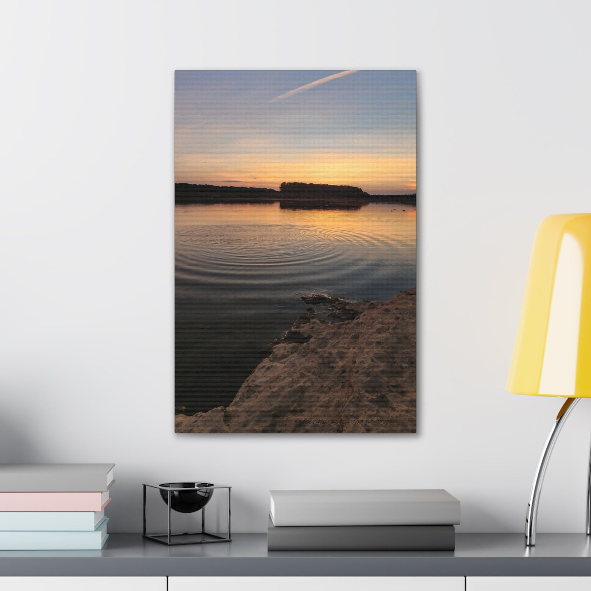 Serene Sunset Canvas Print, Wall Art for Home Decor, Landscape Artwork, Nature Photography, Gift for Nature Lovers